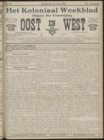Het Koloniaal Weekblad (20 juni 1912) : Orgaan der Vereeniging Oost en West