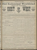 Het Koloniaal Weekblad (27 juni 1912) : Orgaan der Vereeniging Oost en West