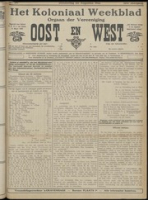 Het Koloniaal Weekblad (22 augustus 1912) : Orgaan der Vereeniging Oost en West