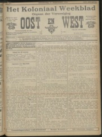 Het Koloniaal Weekblad (12 september 1912) : Orgaan der Vereeniging Oost en West
