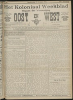 Het Koloniaal Weekblad (17 october 1912) : Orgaan der Vereeniging Oost en West