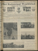 Het Koloniaal Weekblad (14 november 1912) : Orgaan der Vereeniging Oost en West