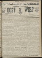Het Koloniaal Weekblad (9 januari 1913) : Orgaan der Vereeniging Oost en West