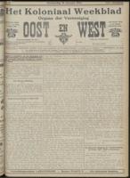 Het Koloniaal Weekblad (16 januari 1913) : Orgaan der Vereeniging Oost en West