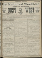 Het Koloniaal Weekblad (23 januari 1913) : Orgaan der Vereeniging Oost en West