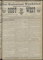 Het Koloniaal Weekblad (30 januari 1913) : Orgaan der Vereeniging Oost en West