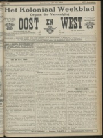 Het Koloniaal Weekblad (29 mei 1913) : Orgaan der Vereeniging Oost en West