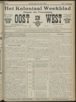 Het Koloniaal Weekblad (26 juni 1913) : Orgaan der Vereeniging Oost en West