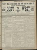 Het Koloniaal Weekblad (10 juli 1913) : Orgaan der Vereeniging Oost en West