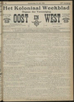 Het Koloniaal Weekblad (31 juli 1913) : Orgaan der Vereeniging Oost en West