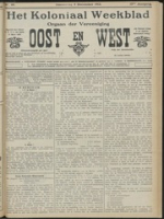 Het Koloniaal Weekblad (4 december 1913) : Orgaan der Vereeniging Oost en West