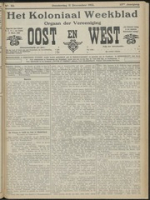 Het Koloniaal Weekblad (11 december 1913) : Orgaan der Vereeniging Oost en West