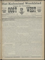 Het Koloniaal Weekblad (25 december 1913) : Orgaan der Vereeniging Oost en West