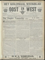 Het Koloniaal Weekblad (2 januari 1914) : Orgaan der Vereeniging Oost en West