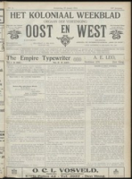 Het Koloniaal Weekblad (29 januari 1914) : Orgaan der Vereeniging Oost en West