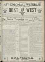 Het Koloniaal Weekblad (9 april 1914) : Orgaan der Vereeniging Oost en West