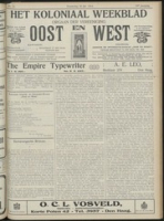 Het Koloniaal Weekblad (30 juli 1914) : Orgaan der Vereeniging Oost en West