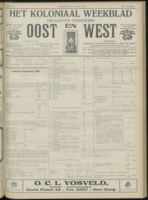 Het Koloniaal Weekblad (22 october 1914) : Orgaan der Vereeniging Oost en West