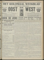 Het Koloniaal Weekblad (26 november 1914) : Orgaan der Vereeniging Oost en West, Vereeniging Oost en West