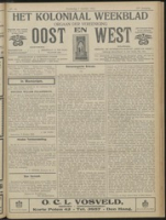 Het Koloniaal Weekblad (7 october 1915) : Orgaan der Vereeniging Oost en West, Vereeniging Oost en West