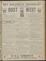 Het Koloniaal Weekblad (21 october 1915) : Orgaan der Vereeniging Oost en West, Vereeniging Oost en West