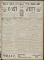 Het Koloniaal Weekblad (1 juni 1916) : Orgaan der Vereeniging Oost en West, Vereeniging Oost en West