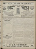 Het Koloniaal Weekblad (6 juli 1916) : Orgaan der Vereeniging Oost en West, Vereeniging Oost en West