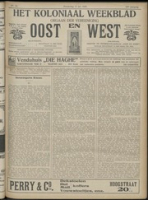 Het Koloniaal Weekblad (13 juli 1916) : Orgaan der Vereeniging Oost en West, Vereeniging Oost en West
