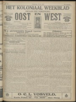 Het Koloniaal Weekblad (20 juli 1916) : Orgaan der Vereeniging Oost en West, Vereeniging Oost en West
