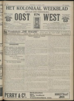 Het Koloniaal Weekblad (10 augustus 1916) : Orgaan der Vereeniging Oost en West, Vereeniging Oost en West