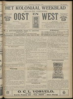 Het Koloniaal Weekblad (23 november 1916) : Orgaan der Vereeniging Oost en West, Vereeniging Oost en West