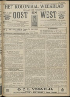 Het Koloniaal Weekblad (21 december 1916) : Orgaan der Vereeniging Oost en West, Vereeniging Oost en West