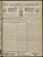 Het Koloniaal Weekblad (11 januari 1917) : Orgaan der Vereeniging Oost en West, Vereeniging Oost en West