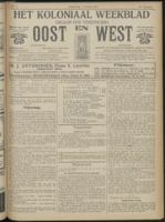 Het Koloniaal Weekblad (1 februari 1917) : Orgaan der Vereeniging Oost en West, Vereeniging Oost en West