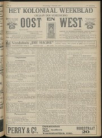 Het Koloniaal Weekblad (8 februari 1917) : Orgaan der Vereeniging Oost en West, Vereeniging Oost en West