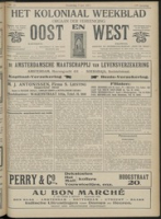 Het Koloniaal Weekblad (7 juni 1917) : Orgaan der Vereeniging Oost en West, Vereeniging Oost en West