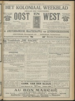 Het Koloniaal Weekblad (23 augustus 1917) : Orgaan der Vereeniging Oost en West, Vereeniging Oost en West