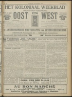 Het Koloniaal Weekblad (20 september 1917) : Orgaan der Vereeniging Oost en West, Vereeniging Oost en West