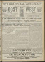 Het Koloniaal Weekblad (4 october 1917) : Orgaan der Vereeniging Oost en West, Vereeniging Oost en West