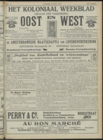 Het Koloniaal Weekblad (28 maart 1918) : Orgaan der Vereeniging Oost en West, Vereeniging Oost en West
