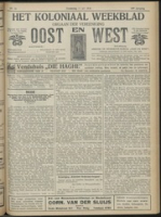 Het Koloniaal Weekblad (11 juli 1918) : Orgaan der Vereeniging Oost en West, Vereeniging Oost en West