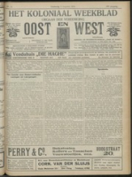 Het Koloniaal Weekblad (8 augustus 1918) : Orgaan der Vereeniging Oost en West, Vereeniging Oost en West