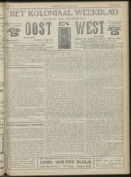 Het Koloniaal Weekblad (29 augustus 1918) : Orgaan der Vereeniging Oost en West, Vereeniging Oost en West