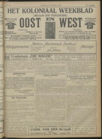 Het Koloniaal Weekblad (19 september 1918) : Orgaan der Vereeniging Oost en West, Vereeniging Oost en West