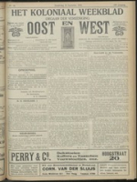 Het Koloniaal Weekblad (26 september 1918) : Orgaan der Vereeniging Oost en West, Vereeniging Oost en West