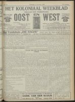 Het Koloniaal Weekblad (14 november 1918) : Orgaan der Vereeniging Oost en West, Vereeniging Oost en West