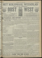 Het Koloniaal Weekblad (28 november 1918) : Orgaan der Vereeniging Oost en West, Vereeniging Oost en West