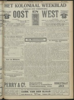 Het Koloniaal Weekblad (5 december 1918) : Orgaan der Vereeniging Oost en West, Vereeniging Oost en West