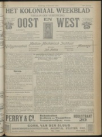 Het Koloniaal Weekblad (19 december 1918) : Orgaan der Vereeniging Oost en West, Vereeniging Oost en West
