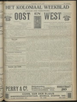 Het Koloniaal Weekblad (2 januari 1919) : Orgaan der Vereeniging Oost en West, Vereeniging Oost en West